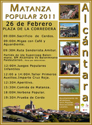 Cartel de la Matanza Popular 2011