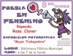 Cartel del Día de la Mujer Trabajadora